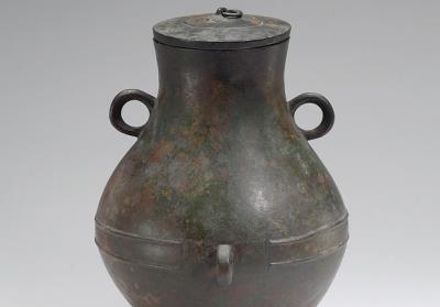图片[2]-Hu jar with linear pattern, Han dynasty (206 BCE-220 CE)-China Archive